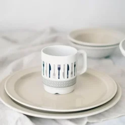 Retro krus 26 cl Kniv & gaffel