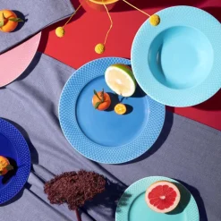 Rhombe Color dyp tallerken 24,5 cm turkis