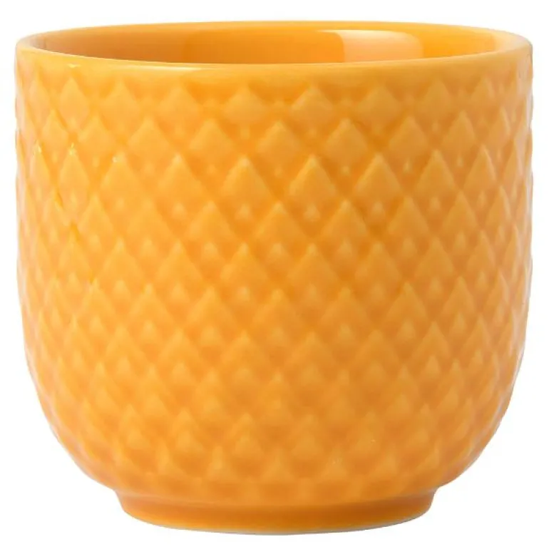 Rhombe Color eggeglass 5 cm gul