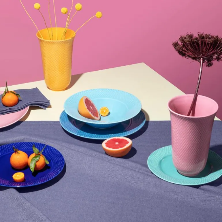 Rhombe Color lunsjtallerken 23 cm mørk blå