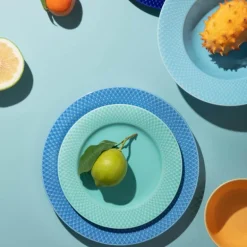 Rhombe Color lunsjtallerken 21 cm aqua