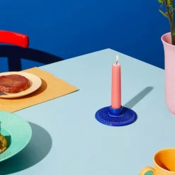 Rhombe Color lysestake 3 cm mørk blå