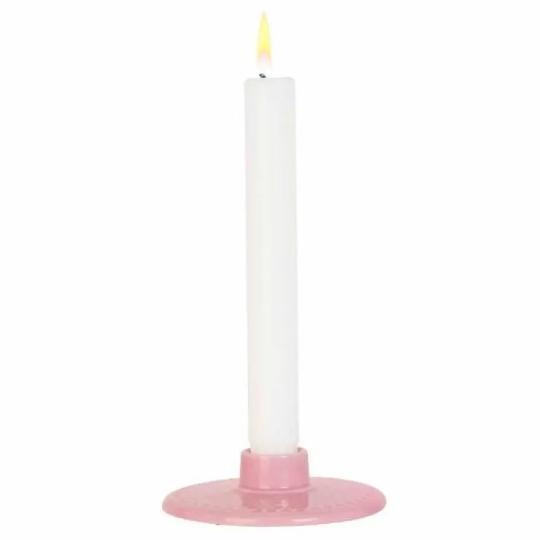 Rhombe Color lysestake 3 cm rosa