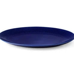 Rhombe Color oval serveringsfat 35x26,5 cm mørk blå