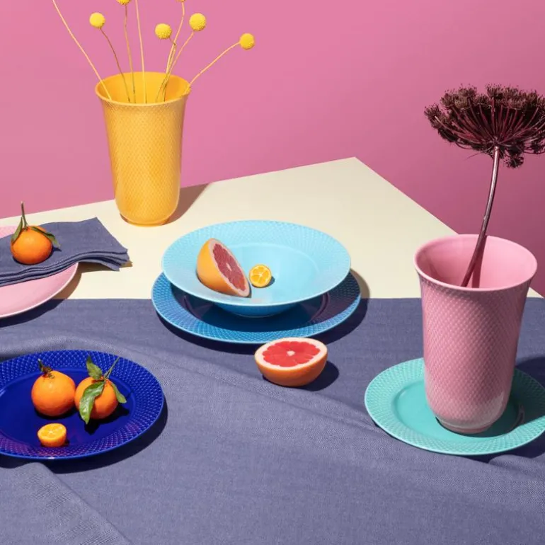 Rhombe Color serveringsfat ovalt 28,5x21,5 cm rosa