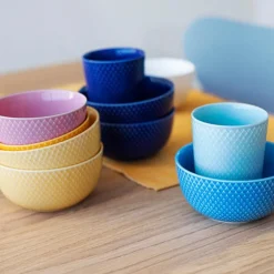 Rhombe Color skål 13 cm sand