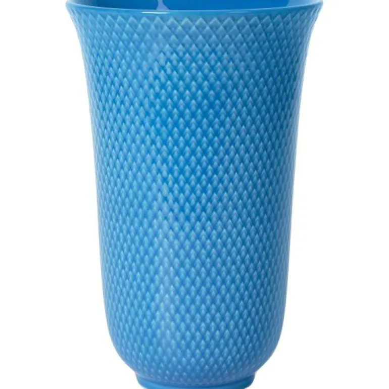 Rhombe Color vase 20 cm blå porselen
