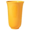 Rhombe Color vase 20 cm porselen gul