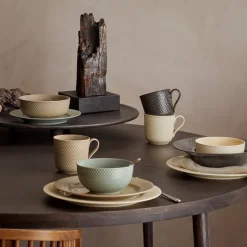 Rhombe Earth kopp med hank 39 cl marble