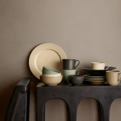 Rhombe Earth skål 13 cm moss