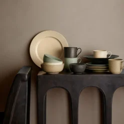 Rhombe Earth tallerken 27 cm marble