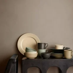 Rhombe Earth tallerken 21 cm moss