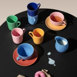 Rhombe kopp 33 cl blå