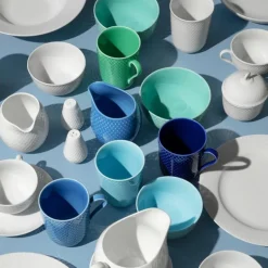 Rhombe kopp 33 cl blå