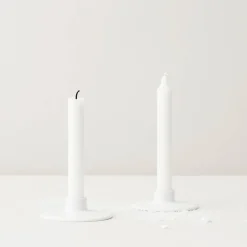 Rhombe lysestake 10,5 cm hvit