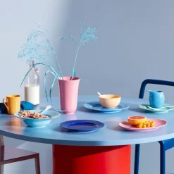 Rhombe melkekanne 39 cl blå