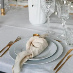 Rhombe tallerken 27 cm hvit