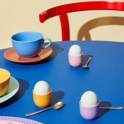 Rhombe tekopp 39 cl blå/terracotta