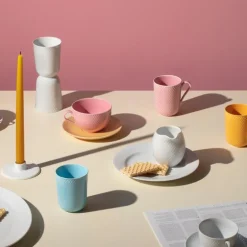 Rhombe tekopp 39 cl rosa/sand