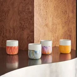 Riflet ContrastMarmor krus 35 cl Varm oker