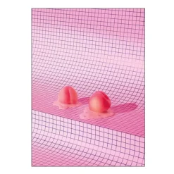 Rikke Mønster poster 30x40 cm peach