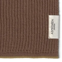 Ripple kjøkkenklut strikket 26x26 cm rootbeer