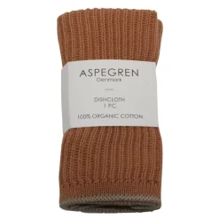 Ripple kjøkkenklut strikket 26x26 cm camel