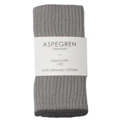 Ripple kjøkkenklut strikket 26x26 cm dove
