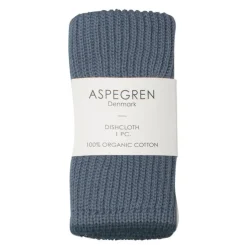 Ripple kjøkkenklut strikket 26x26 cm blue shadow