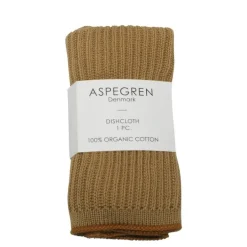 Ripple kjøkkenklut strikket 26x26 cm honey