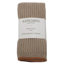 Ripple kjøkkenklut strikket 26x26 cm shell