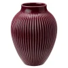 Ripple vase 20 cm berry