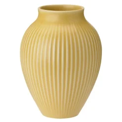 Ripple vase 27 cm gul