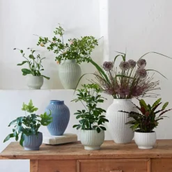 Ripple vase 27 cm hvit