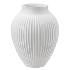 Ripple vase 20 cm hvit