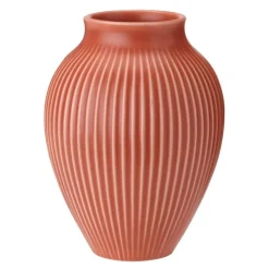 Ripple vase 12,5 cm korall
