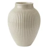 Ripple vase 35 cm sand