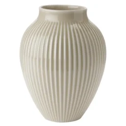 Ripple vase 20 cm sand