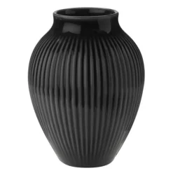 Ripple vase 12,5 cm svart