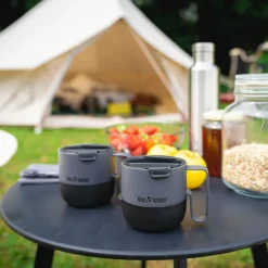 Rise kopp 41 cl med flipplokk asfalt