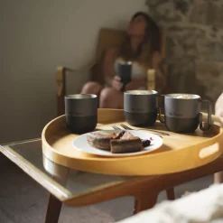 Rise Lowball kopp 30 cl med flipplokk asfalt