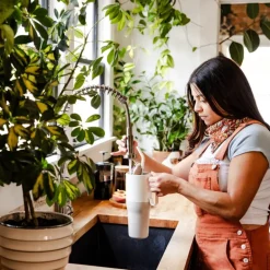 Rise Tumbler 77 cl med sugerørslokk Barely Blue