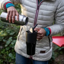 Rise Tumbler 77 cl med sugerørslokk svart