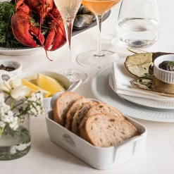 Riviera tallerken vannlilje 18x17 cm gyllen