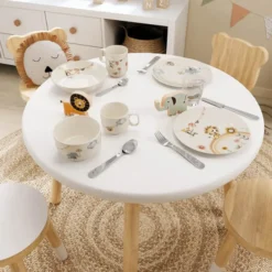 Roar like a lion barnebestikk 4 deler stål