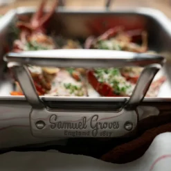 Roaster ildfast form 34x24 cm stål rustfritt stål