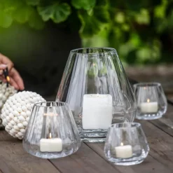 Rocks lykt xo 22 cm clear