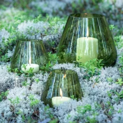 Rocks telykt/vase 12 cm grønn