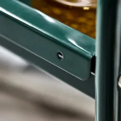 Roll serveringsvogn 85 cm mørk grønn