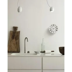 Roman veggur 21 cm hvit